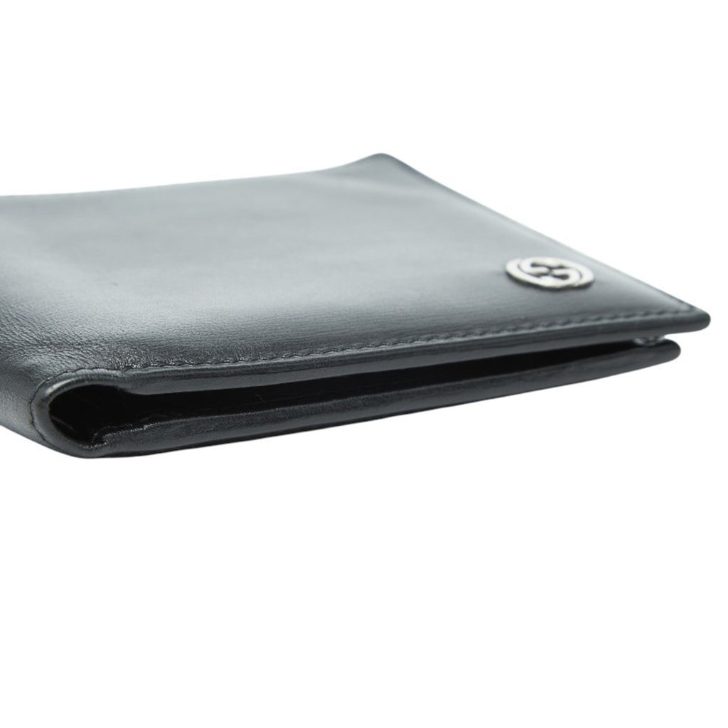 Gucci Black Leather Wallet (Bi-Fold) (Pre-Owned)