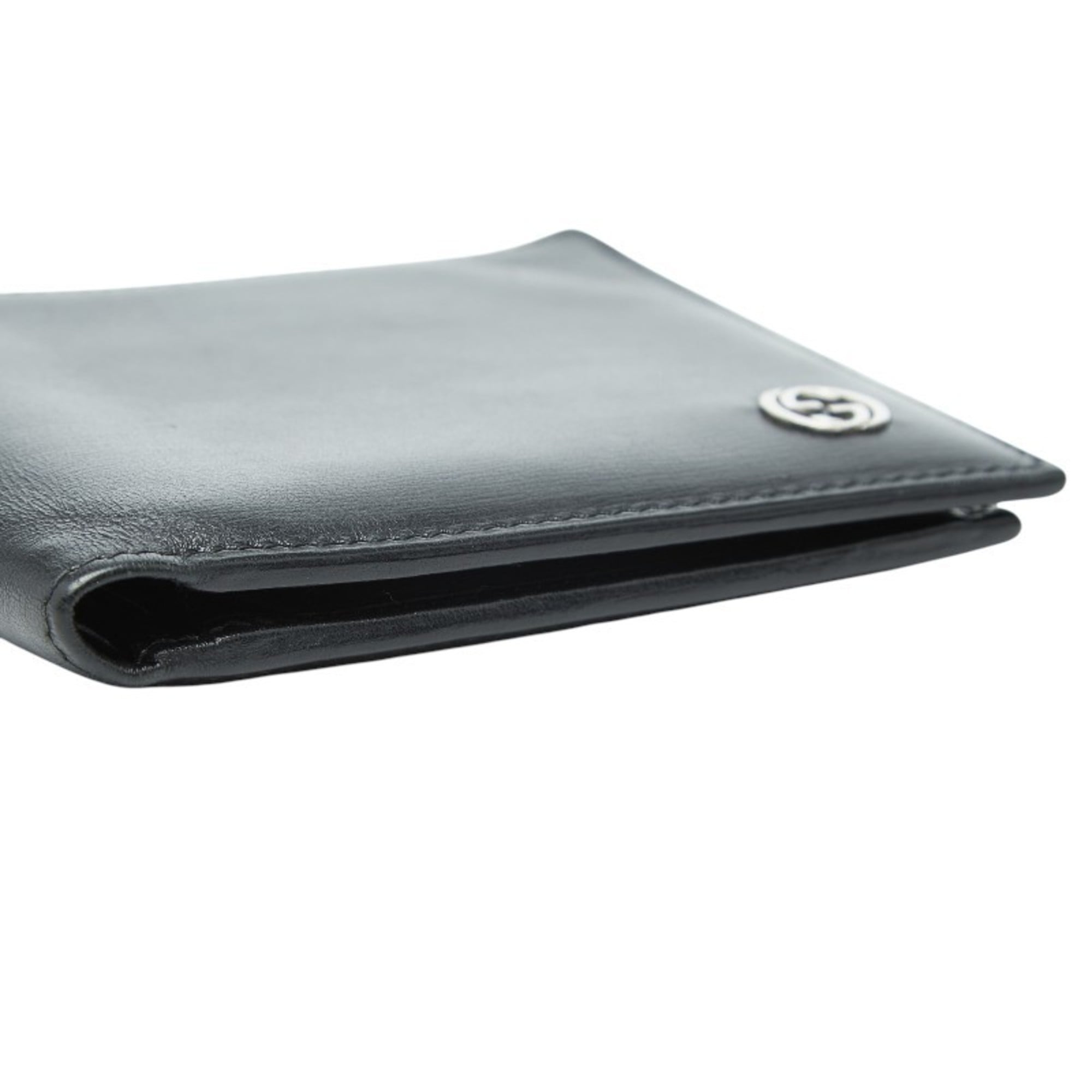 Gucci Black Leather Wallet (Bi-Fold) (Pre-Owned)