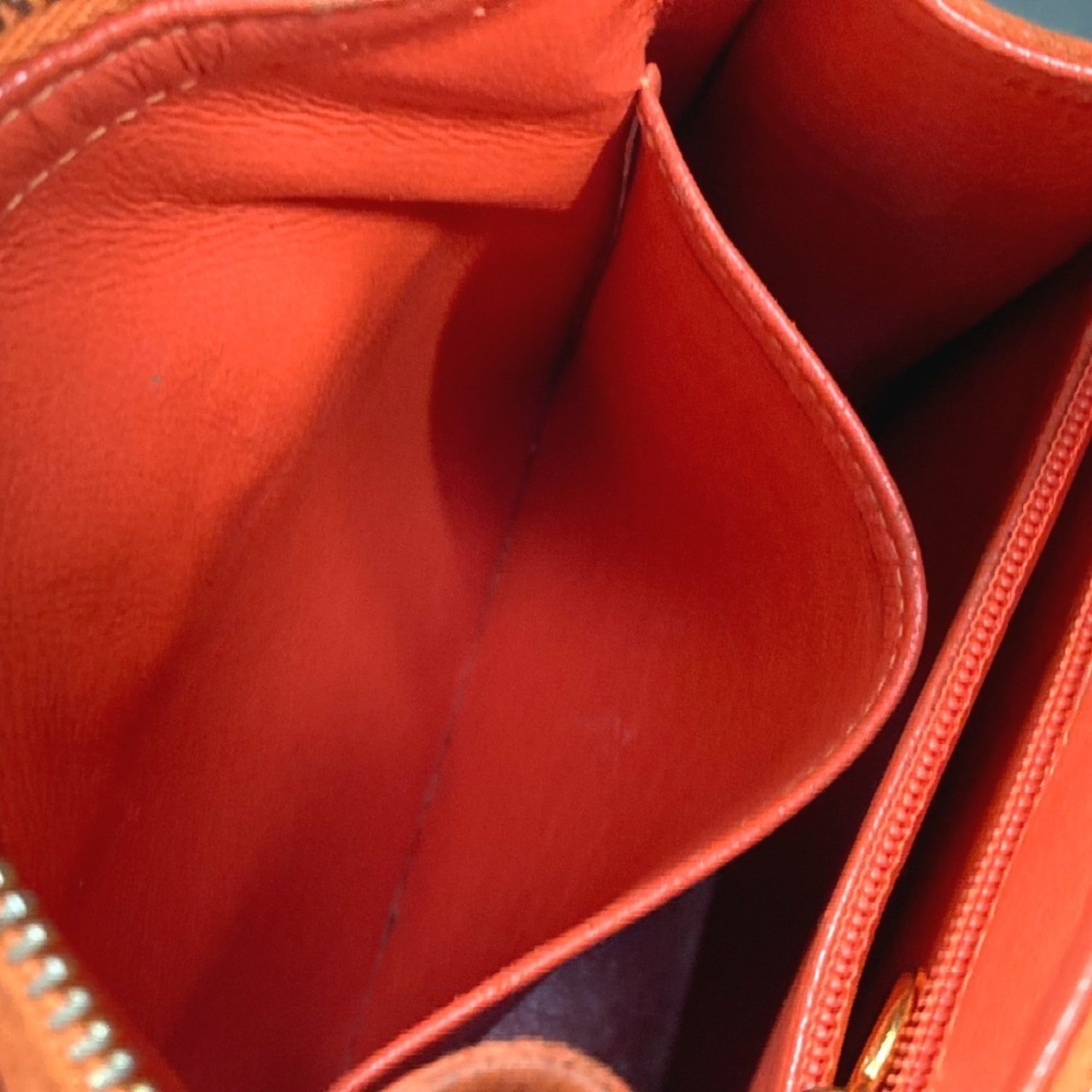 Chanel Orange Suede Handbag Shoulder Bag