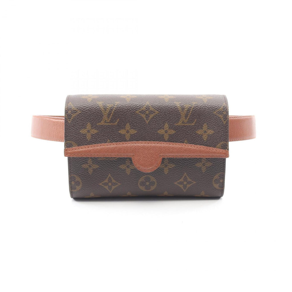 Louis Vuitton Brown Monogram Coated Canvas Leather Fanny Pack Sling Bag