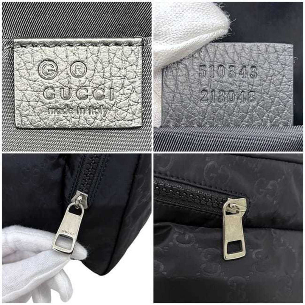Gucci Black Nylon Backpack (Pre-Owned)