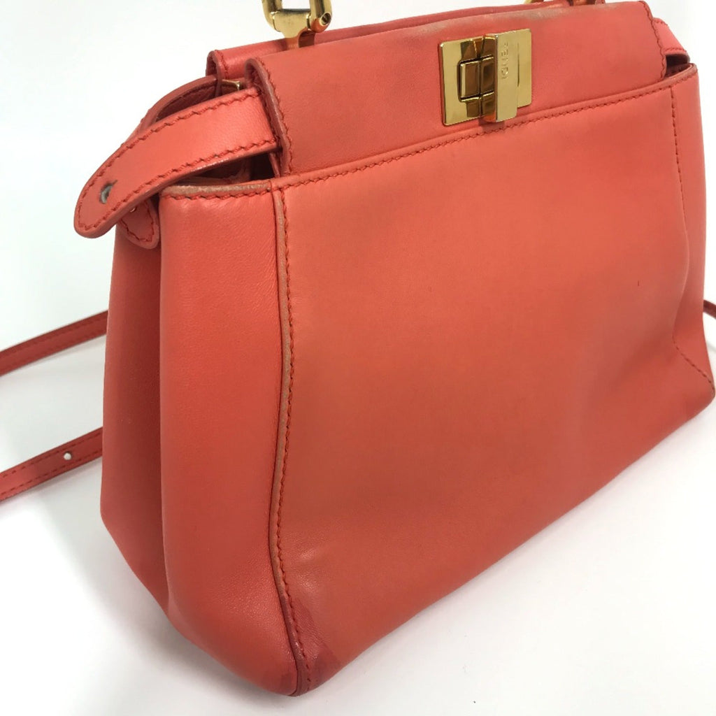 Fendi Pink Leather Handbag