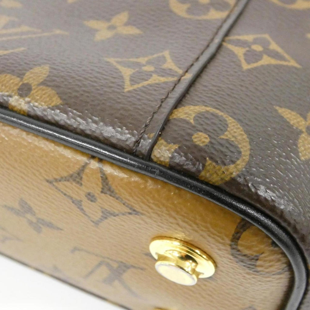 Louis Vuitton Marron Coated Canvas Handbag
