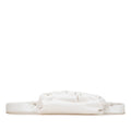 Bottega Veneta White Leather Pouch Sling Bag