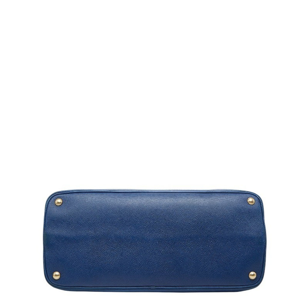 Prada Blue Leather Handbag
