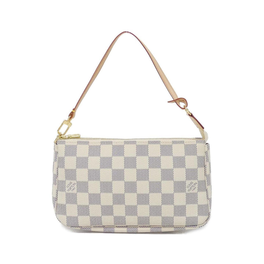 Louis Vuitton Azur Coated Canvas Pochette Pouch