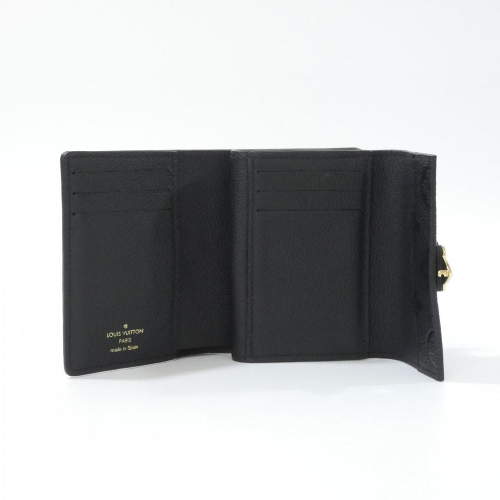Louis Vuitton Black Monogram Monogram Empreinte Leather Wallet