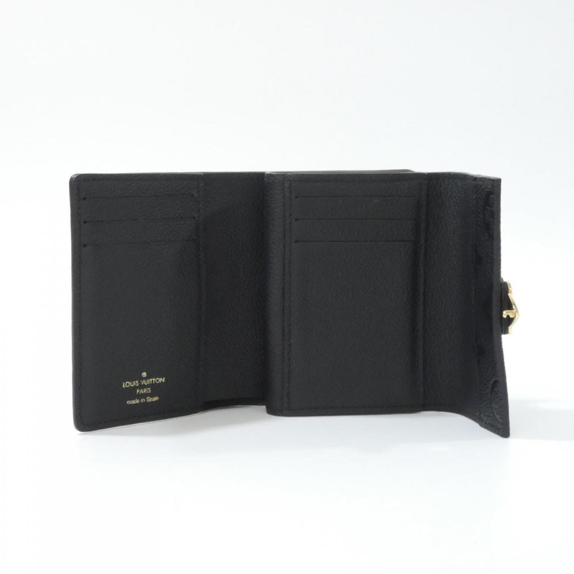 Louis Vuitton Black Monogram Monogram Empreinte Leather Wallet
