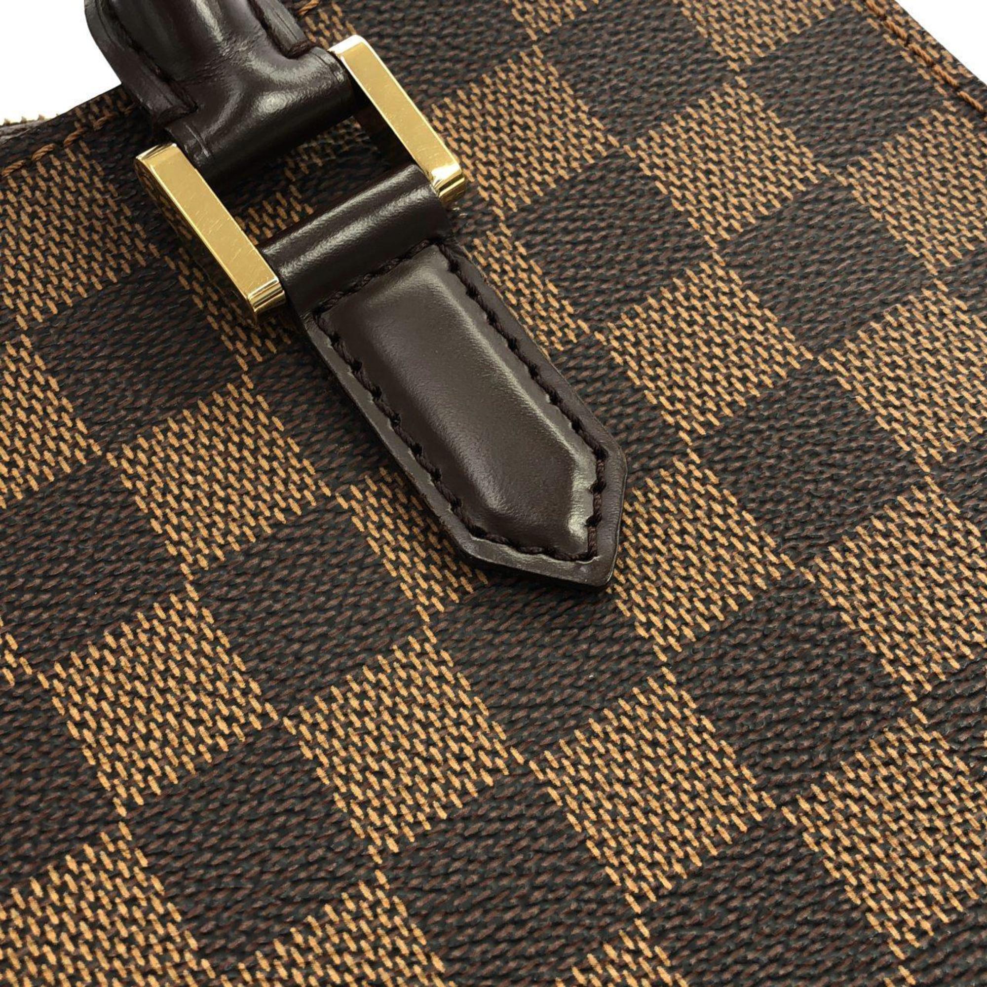 Louis Vuitton Damier Ebene Coated Canvas Handbag