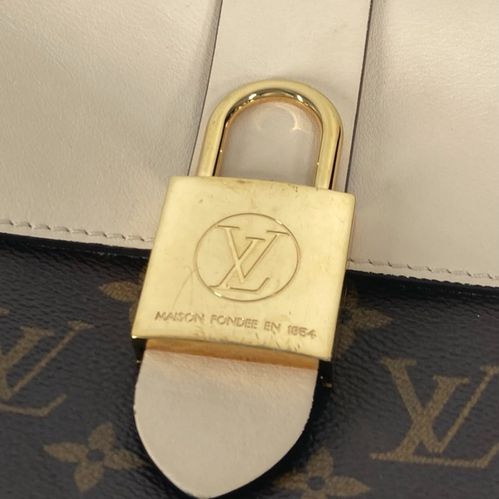 Louis Vuitton Monogram Brown White Monogram Handbag Shoulder Bag