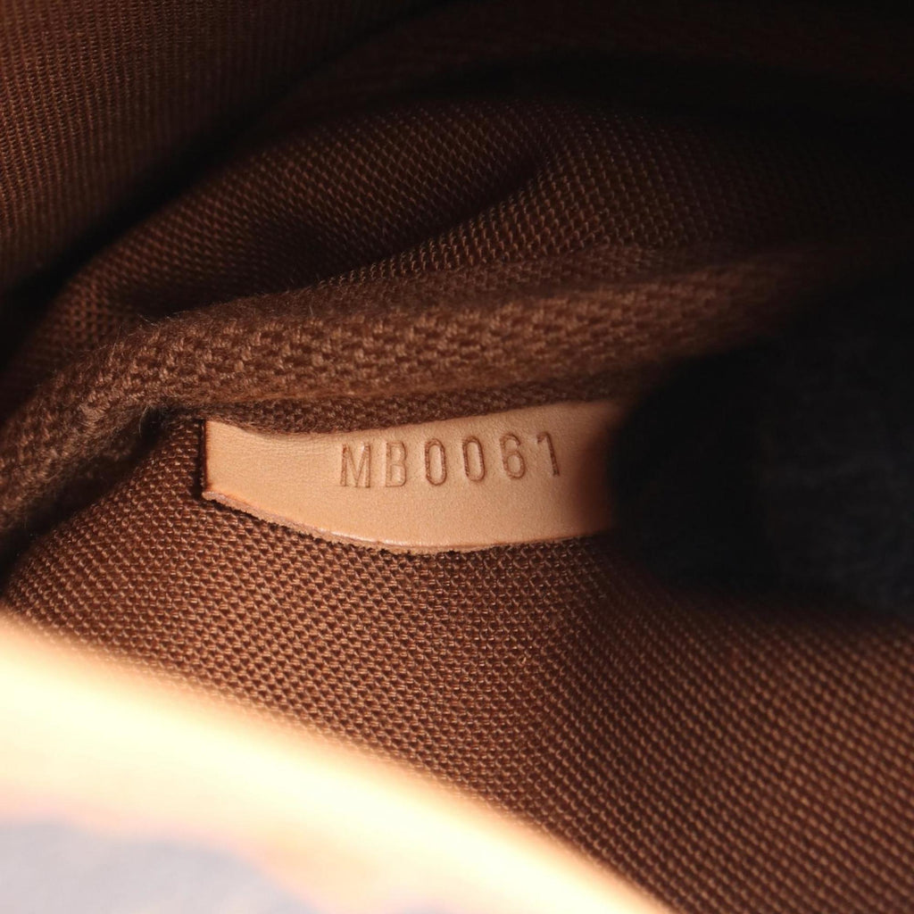 Louis Vuitton Brown Coated Canvas Pvc Leather Monogram Shoulder Bag