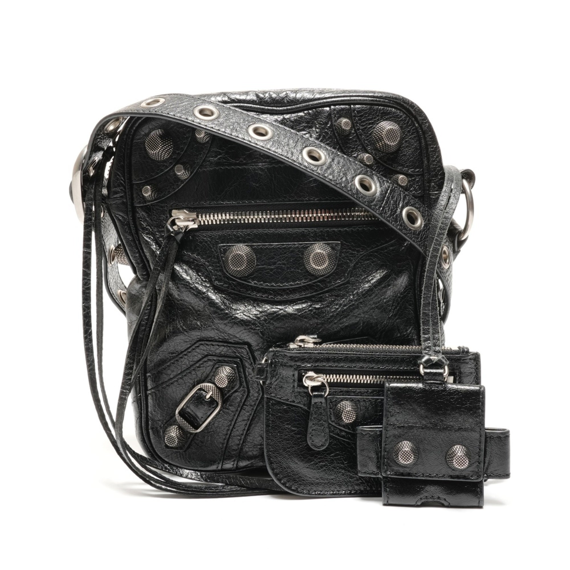 Balenciaga Black Leather Shoulder