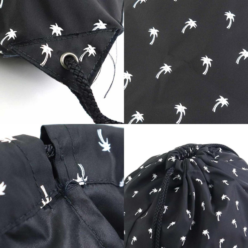 Saint Laurent Black White Nylon Backpack (Pre-Owned)