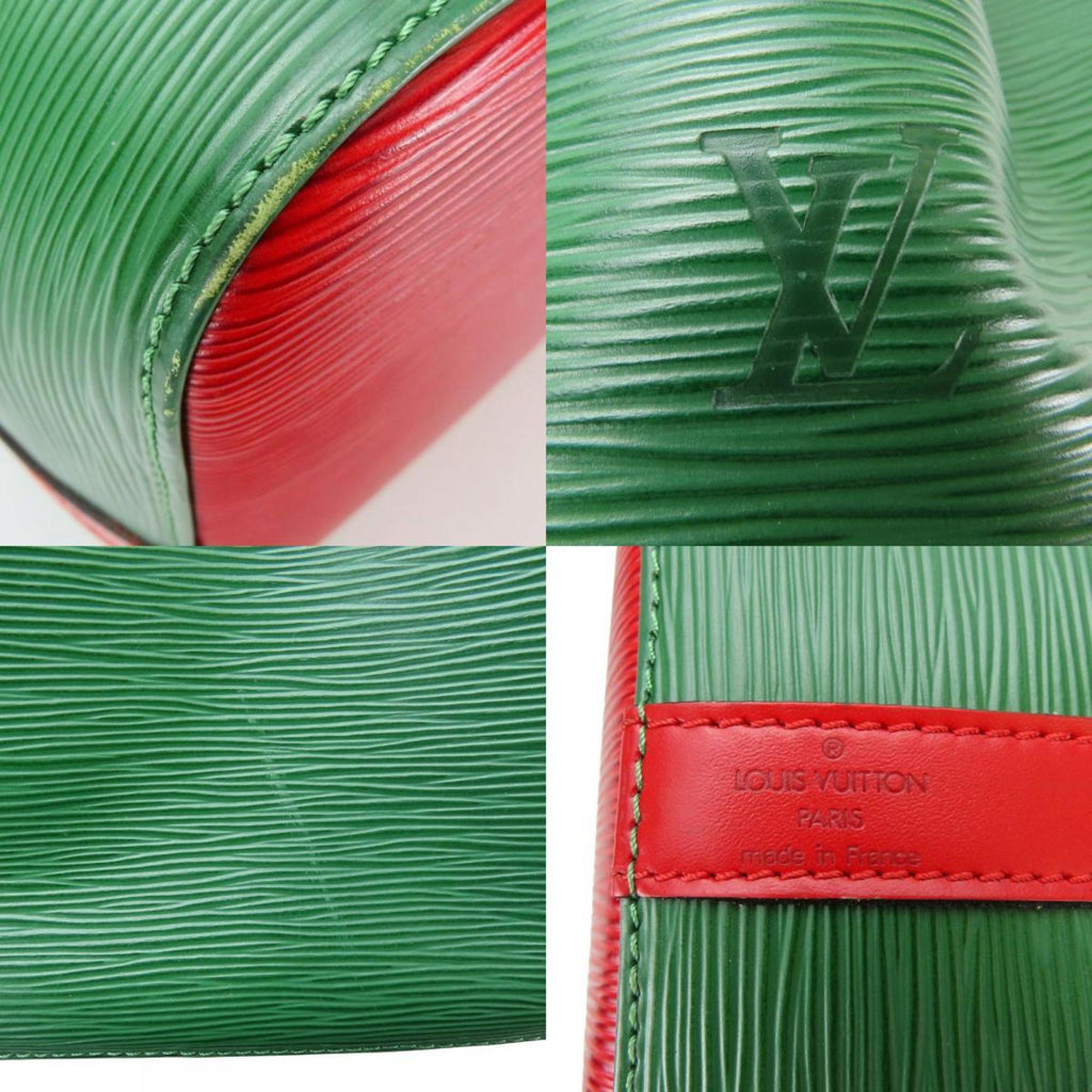Louis Vuitton Epi Green Red Color Epi Leather Shoulder Bag