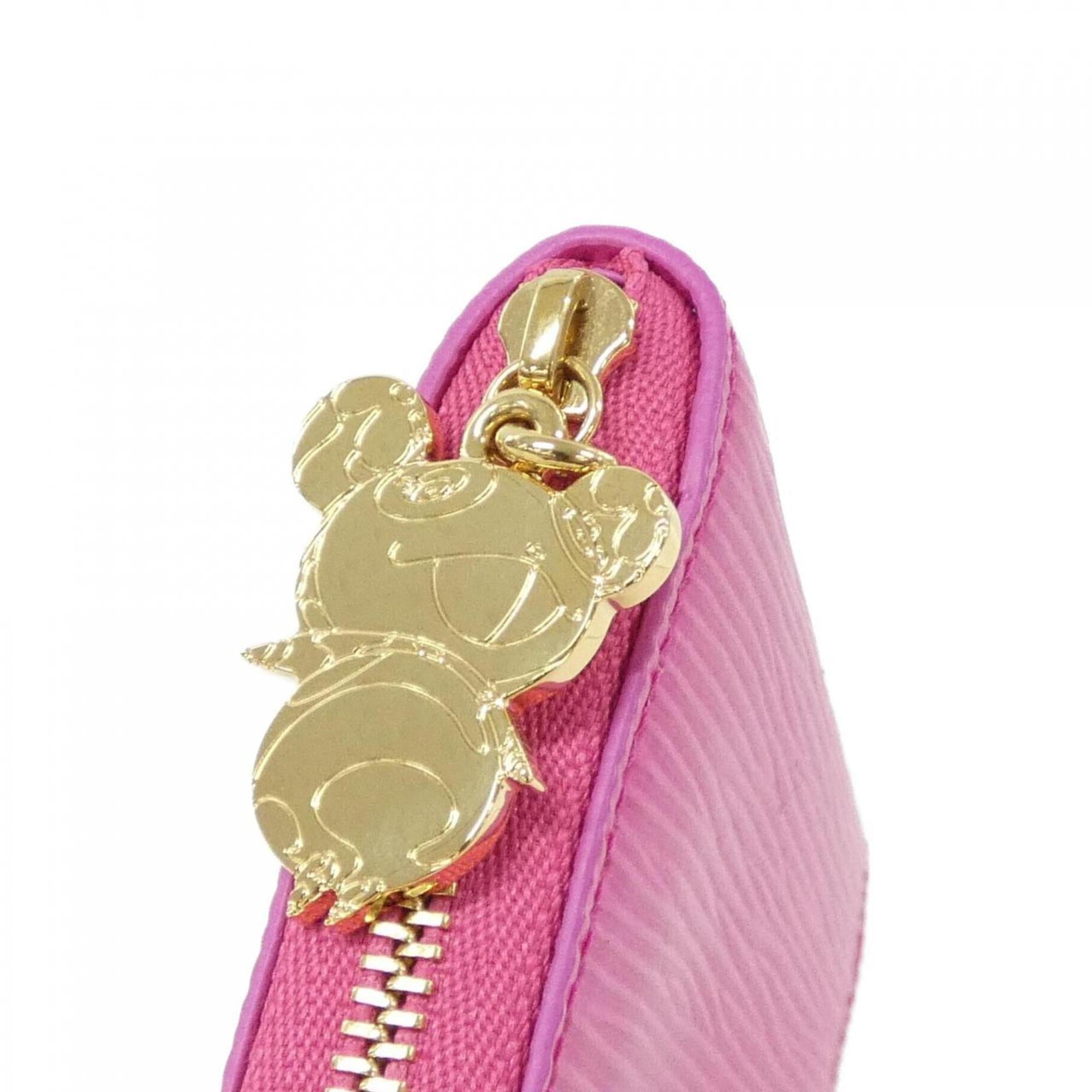 Louis Vuitton Pink Leather Coin Purse/Coin Case