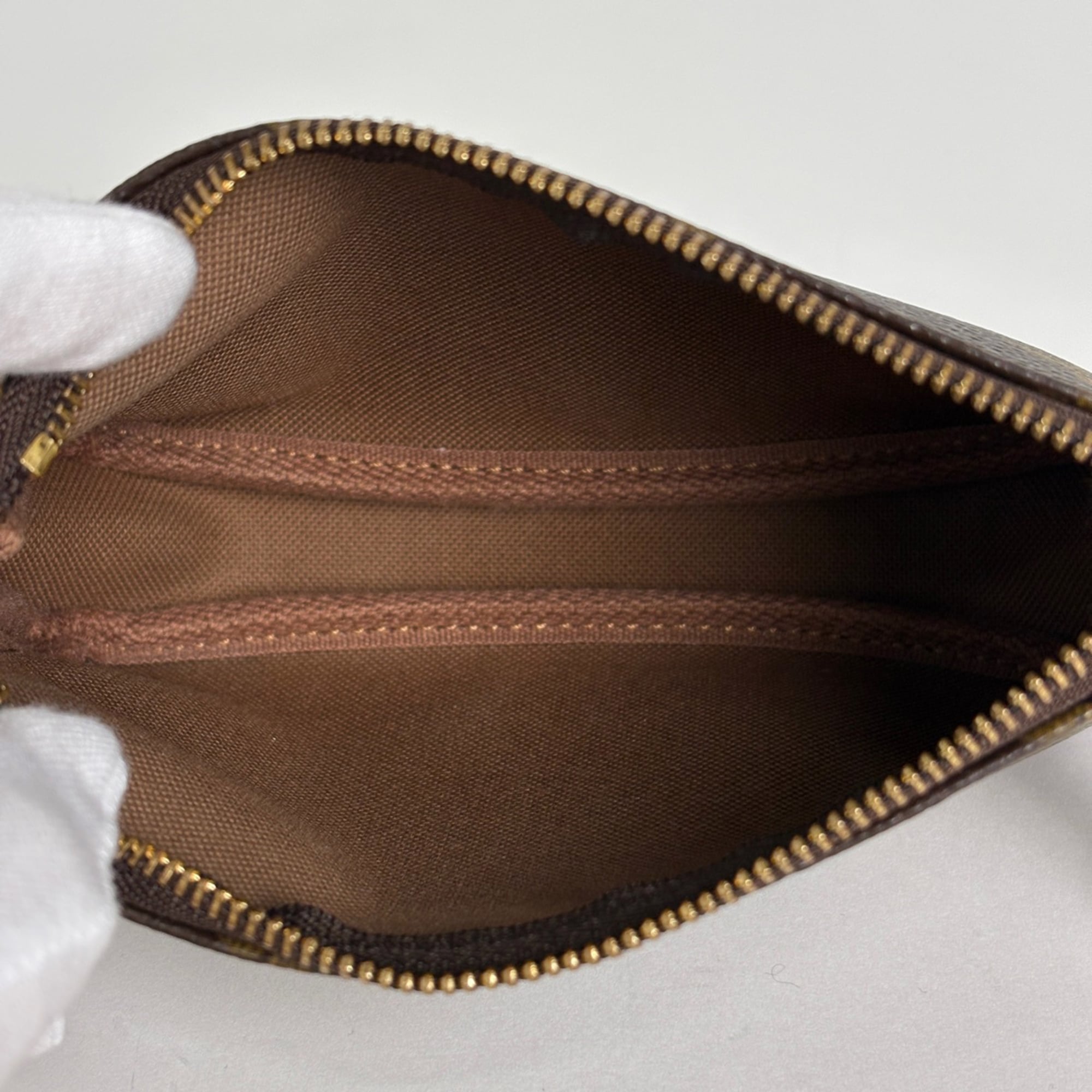 Louis Vuitton Brown Monogram Pochette Pouch
