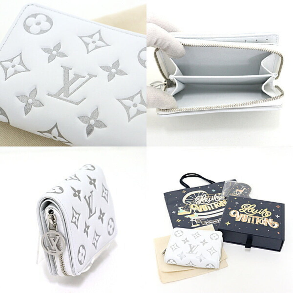 Louis Vuitton White Leather Wallet