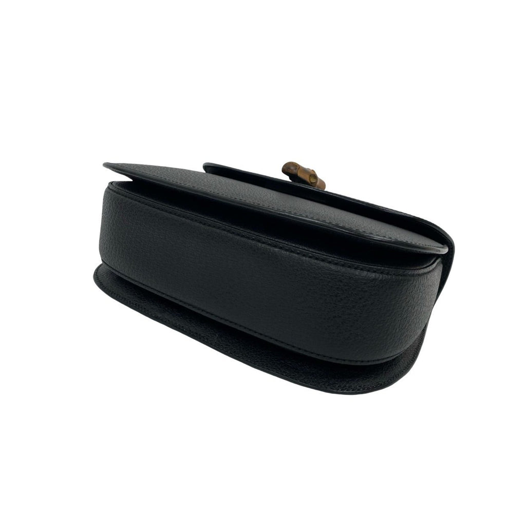 Gucci Black Leather Handbag (Pre-Owned)