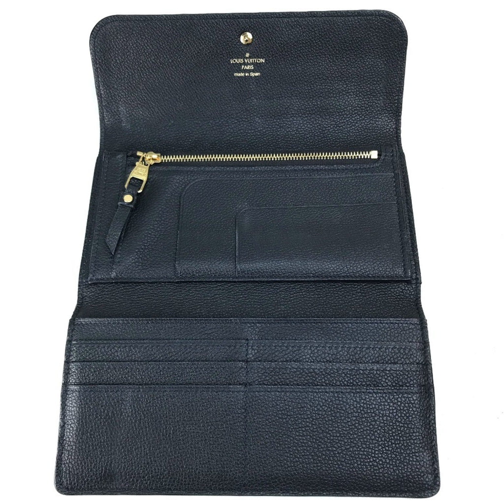 Louis Vuitton Infini Navy Monogram Empreinte Long Wallet