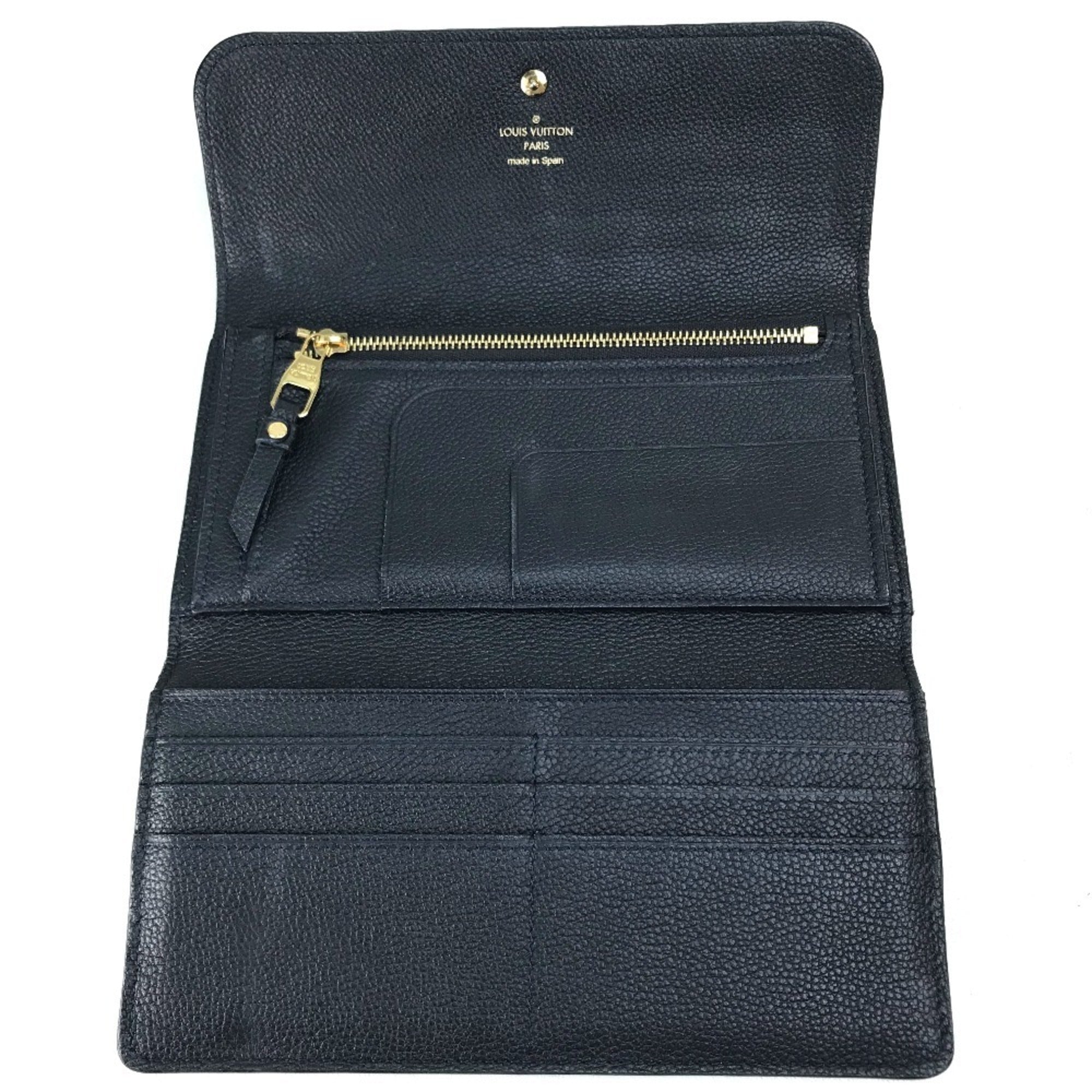 Louis Vuitton Infini Navy Monogram Empreinte Long Wallet