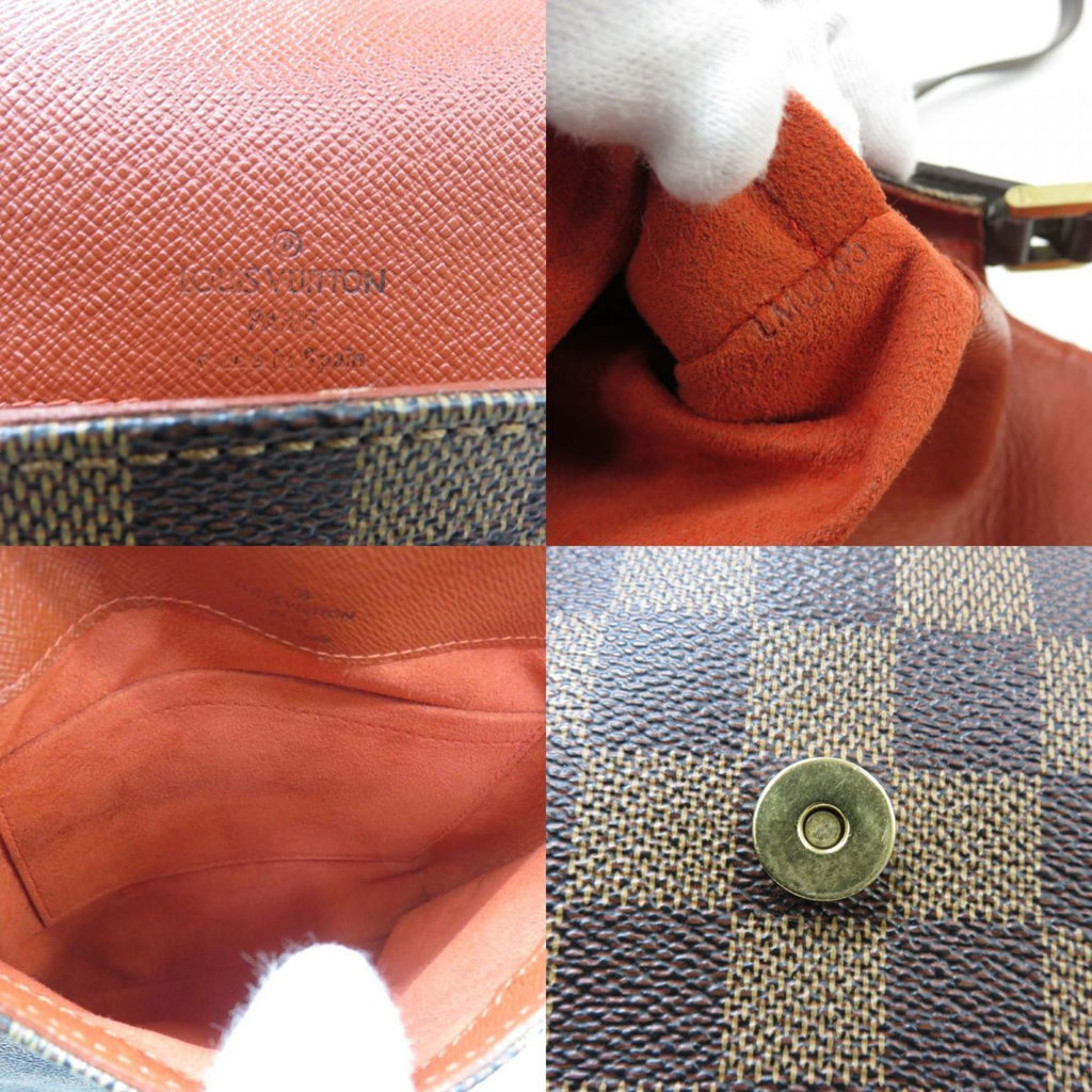 Louis Vuitton Brown Ebene Damier Canvas Shoulder Bag