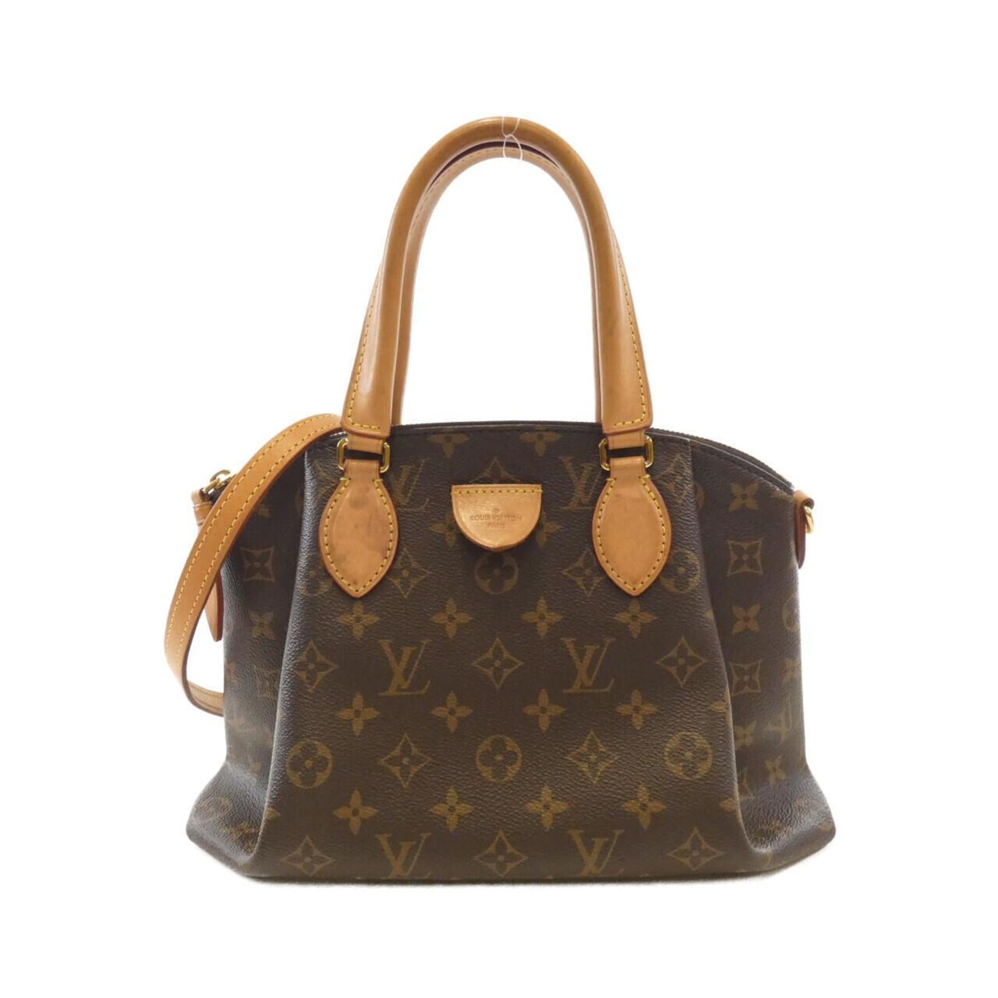 Louis Vuitton Marron Coated Canvas Handbag