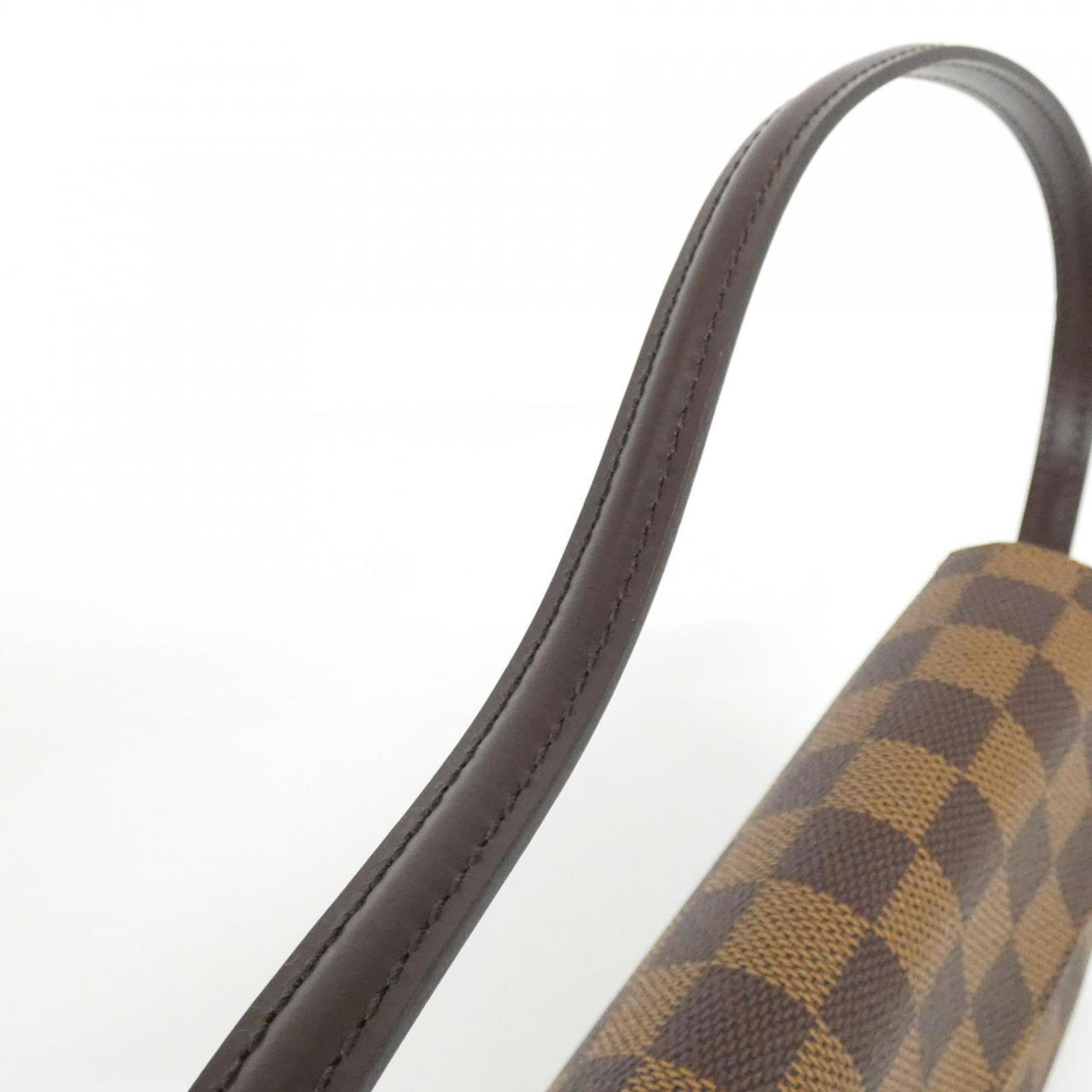 Louis Vuitton Brown Coated Canvas Shoulder Bag