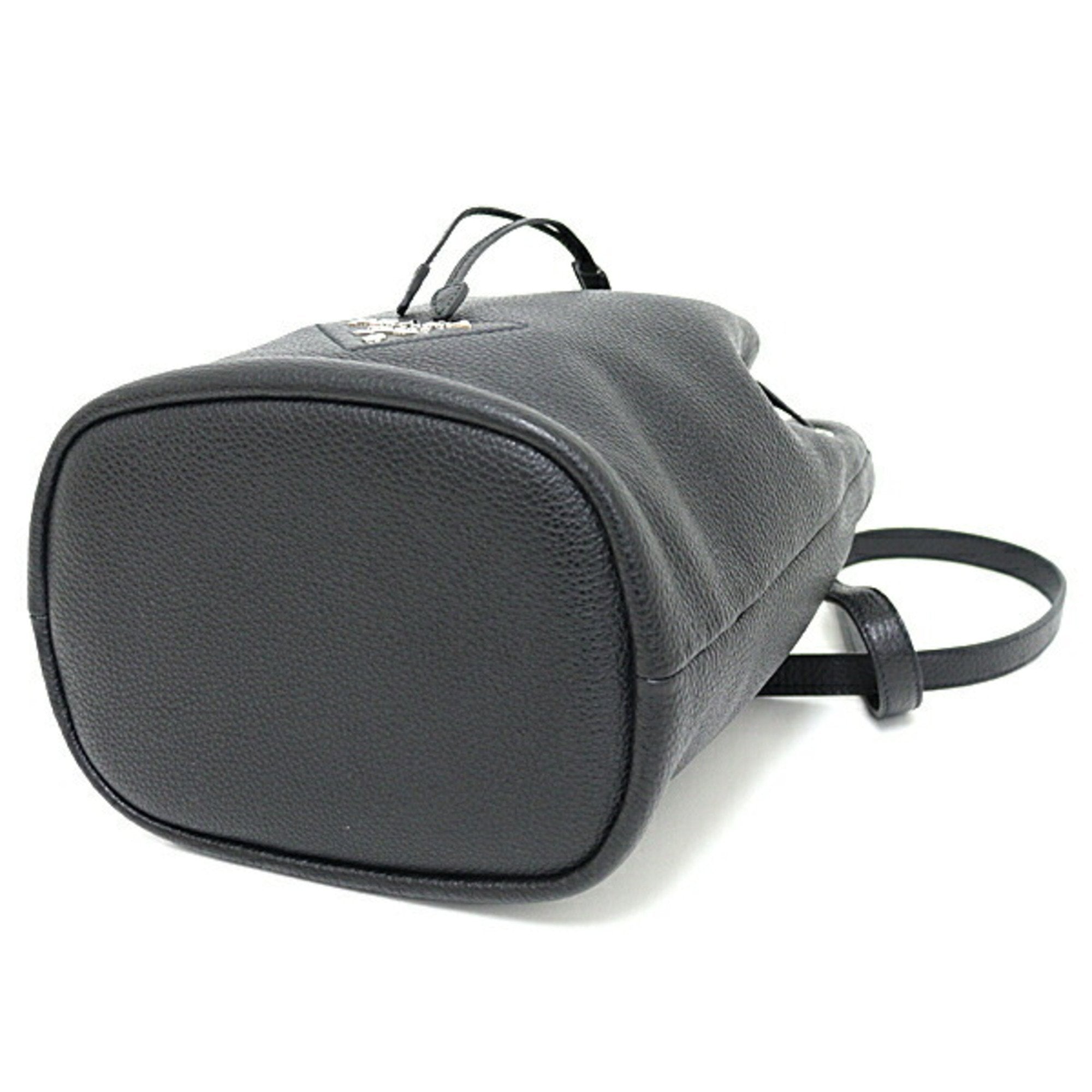 Prada Black Nero Leather Shoulder Bag