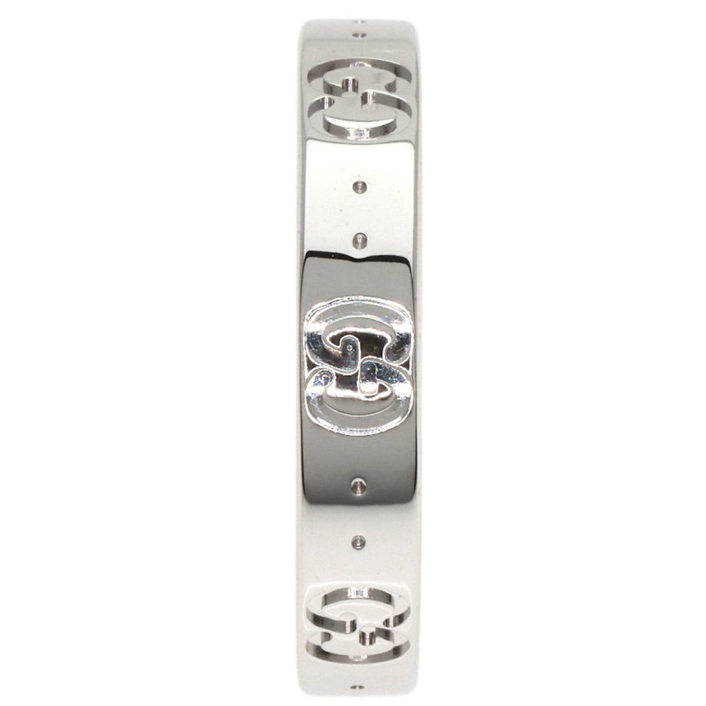 Gucci Icon White Gold (18K) Band Ring (Pre-Owned)
