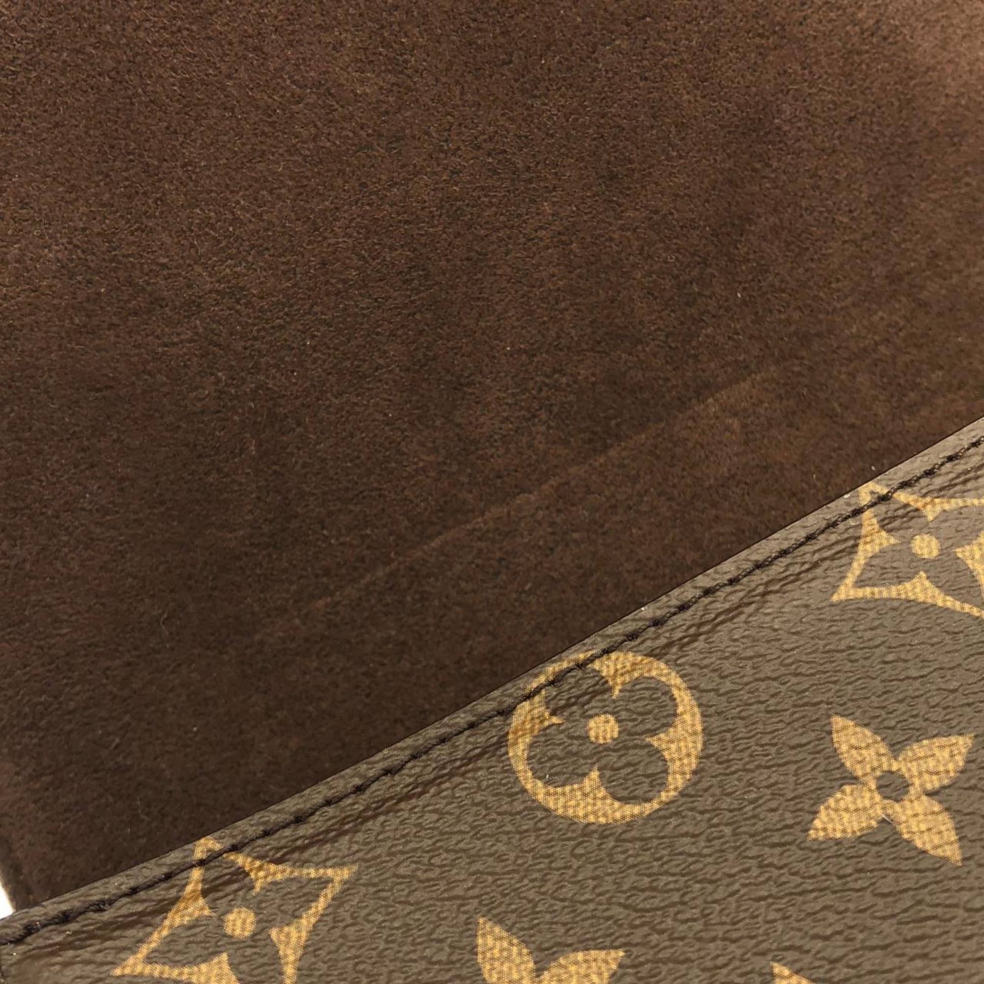 Louis Vuitton Monogram Marron Coated Canvas Shoulder Bag