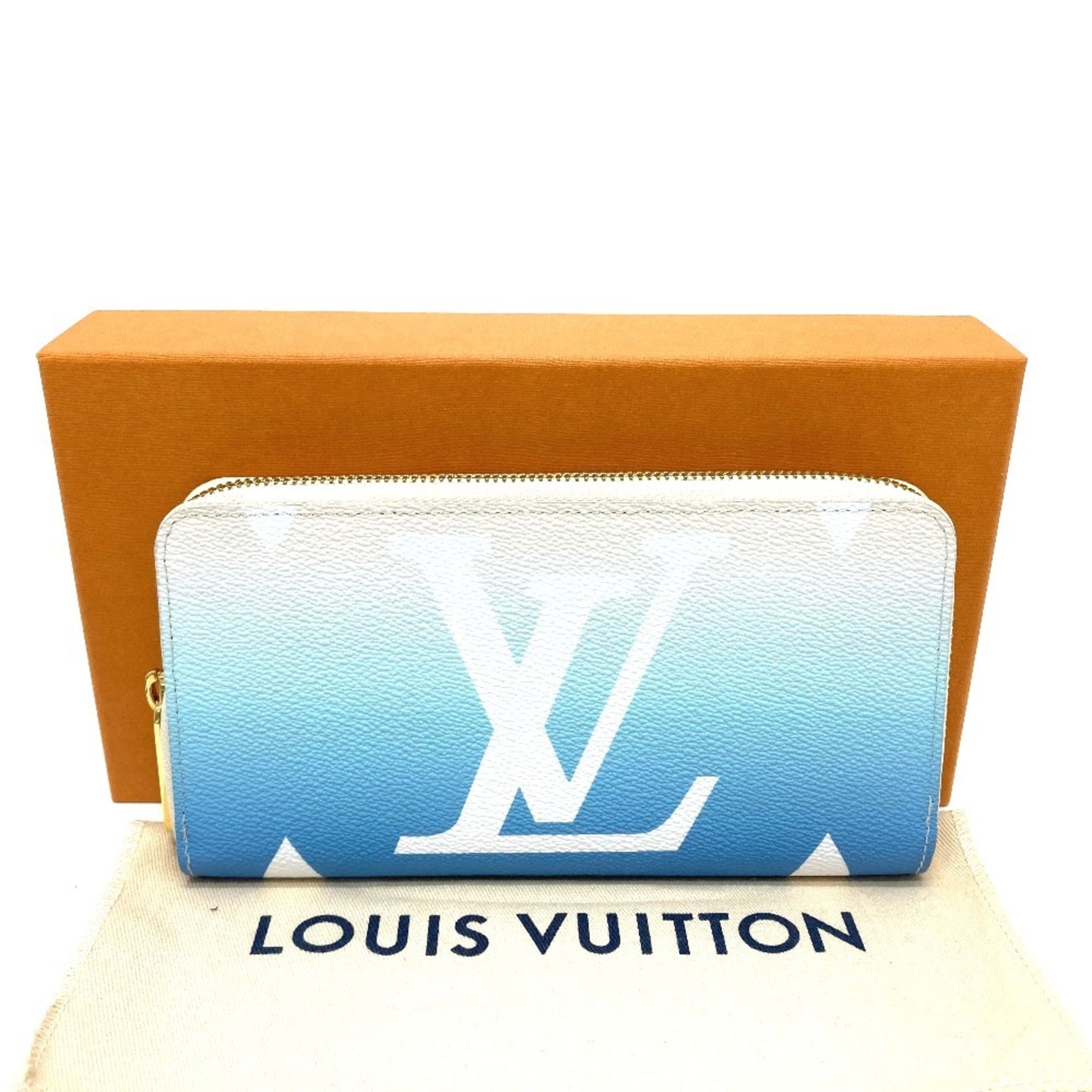Louis Vuitton Monogram Blue Monogram Long Wallet