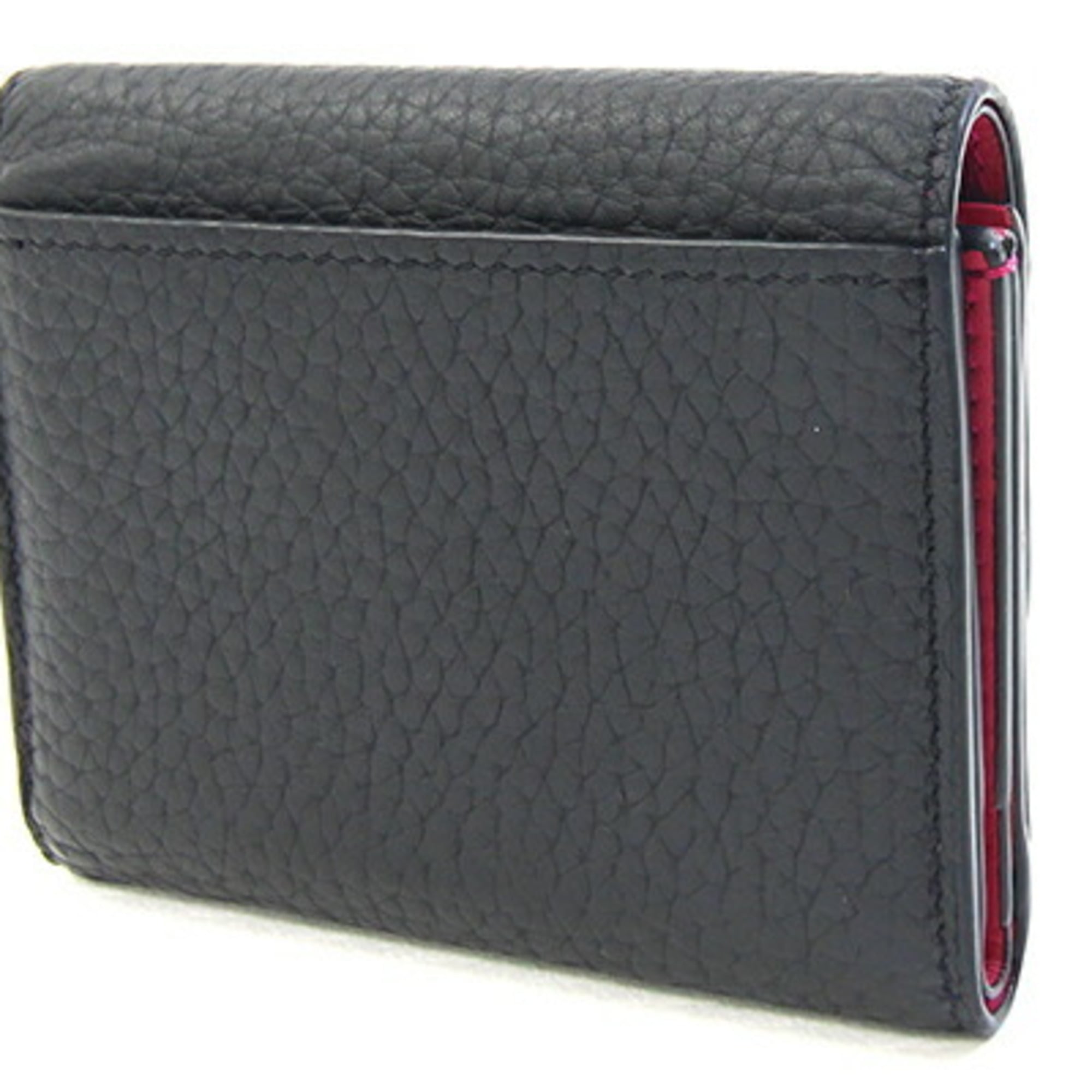 Louis Vuitton Noir Leather Wallet (Tri-Fold)