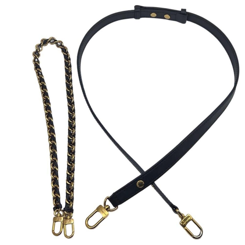 Louis Vuitton Beige Black Monogram Empreinte Pochette Shoulder Bag