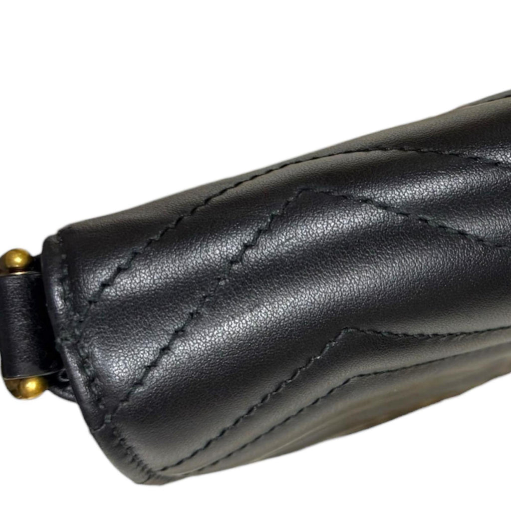 Gucci Black Leather Shoulder Bag (Pre-Owned)