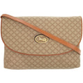 Celine Beige Pvc Leather Shoulder Bag