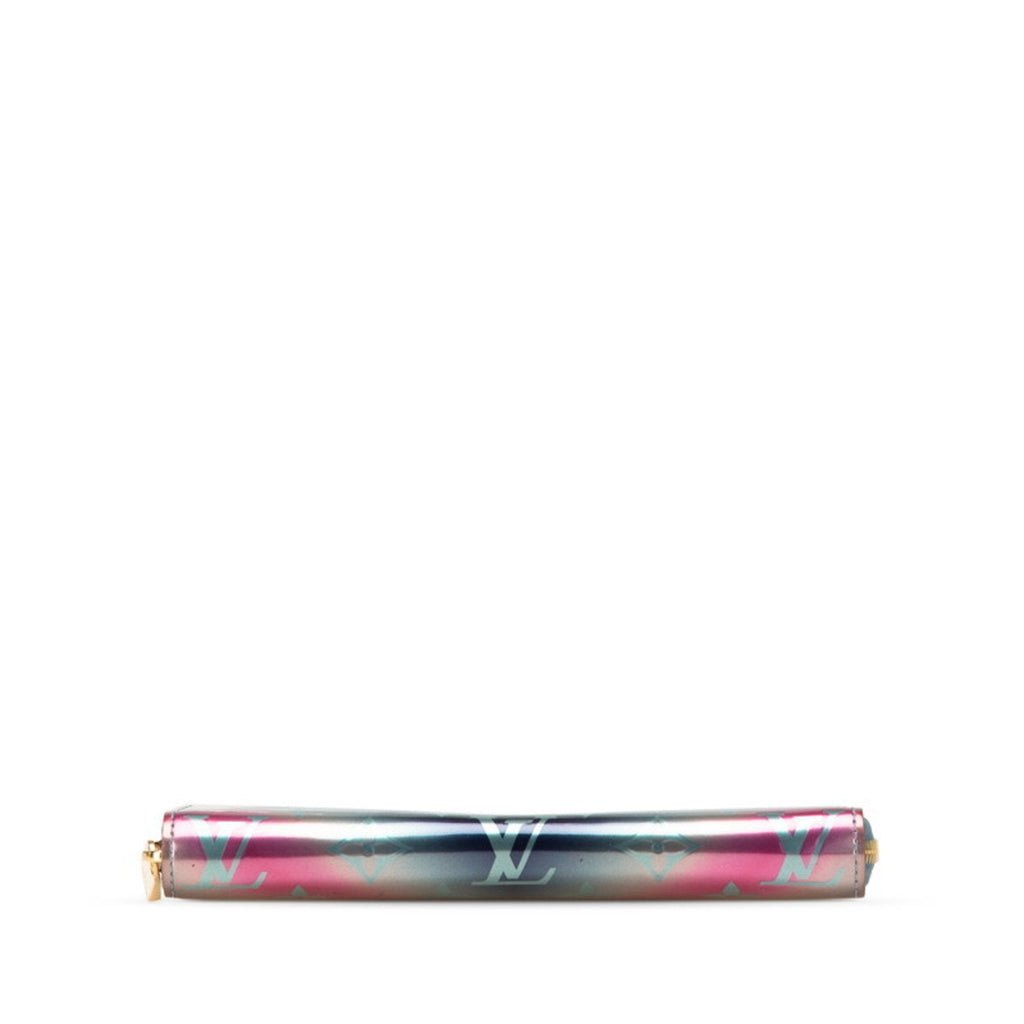 Louis Vuitton Blue Multi-Color Pink Patent Leather Long Wallet