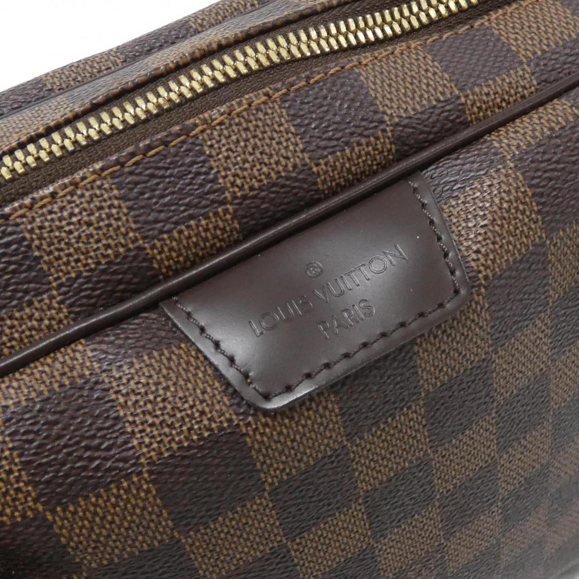 Louis Vuitton Brown Coated Canvas Shoulder Bag