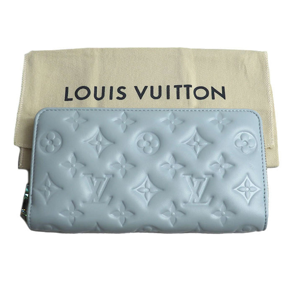 Louis Vuitton Blue Leather Long Wallet
