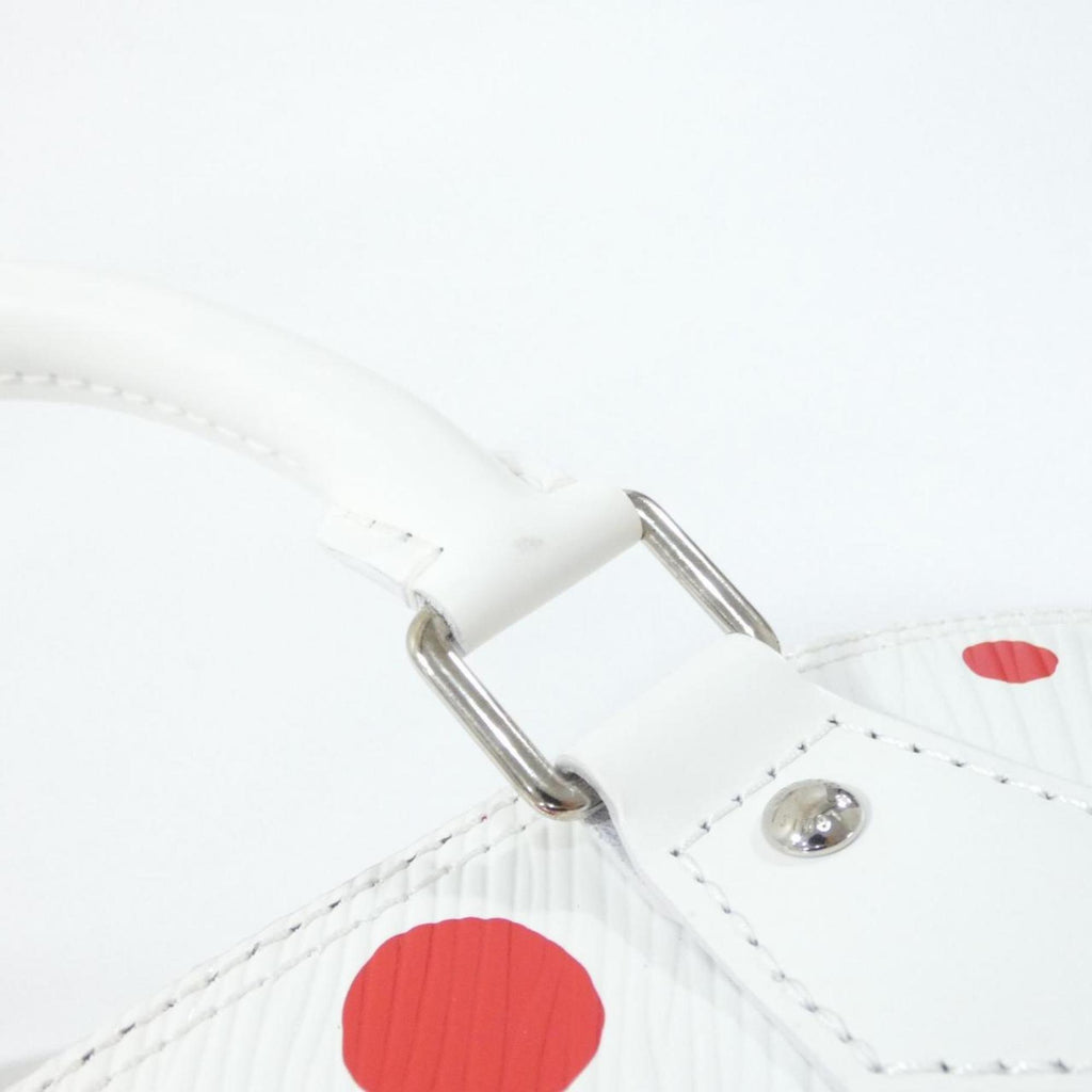 Louis Vuitton Blanc Rouge Leather Handbag