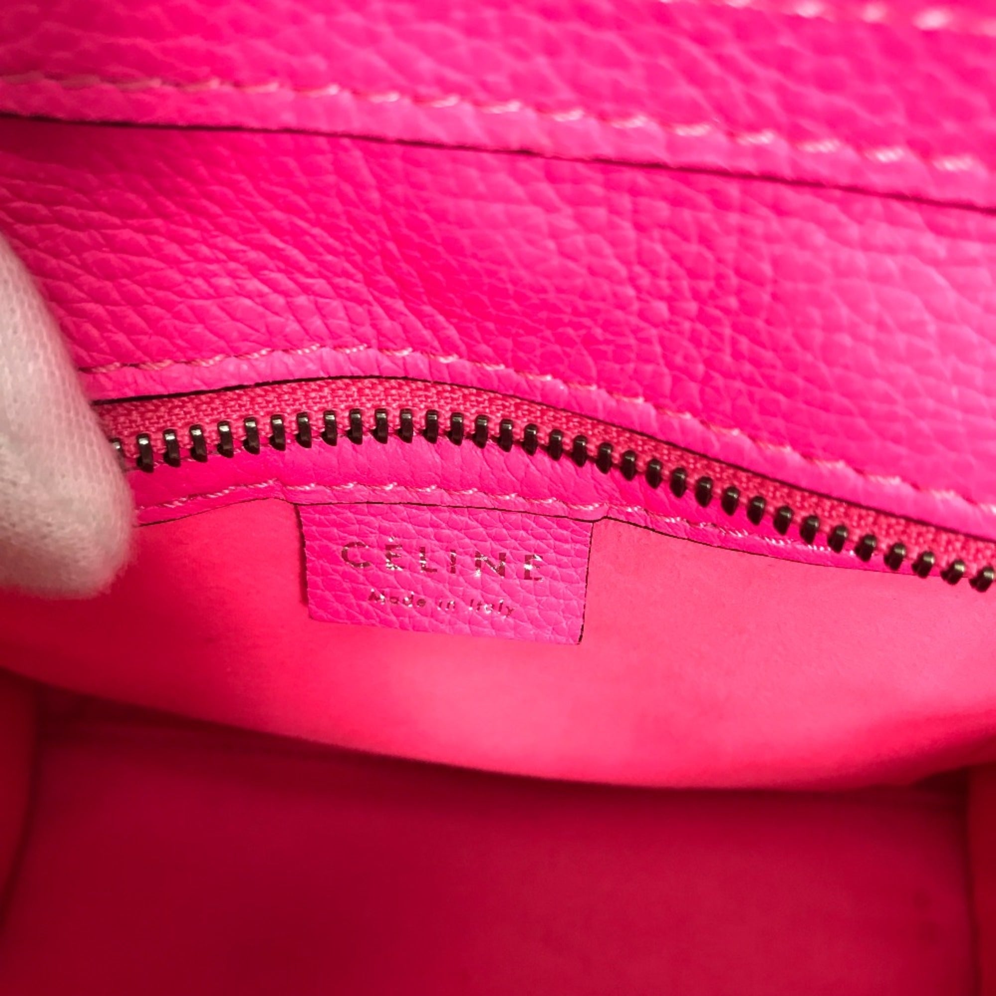 Celine Pink Leather Handbag
