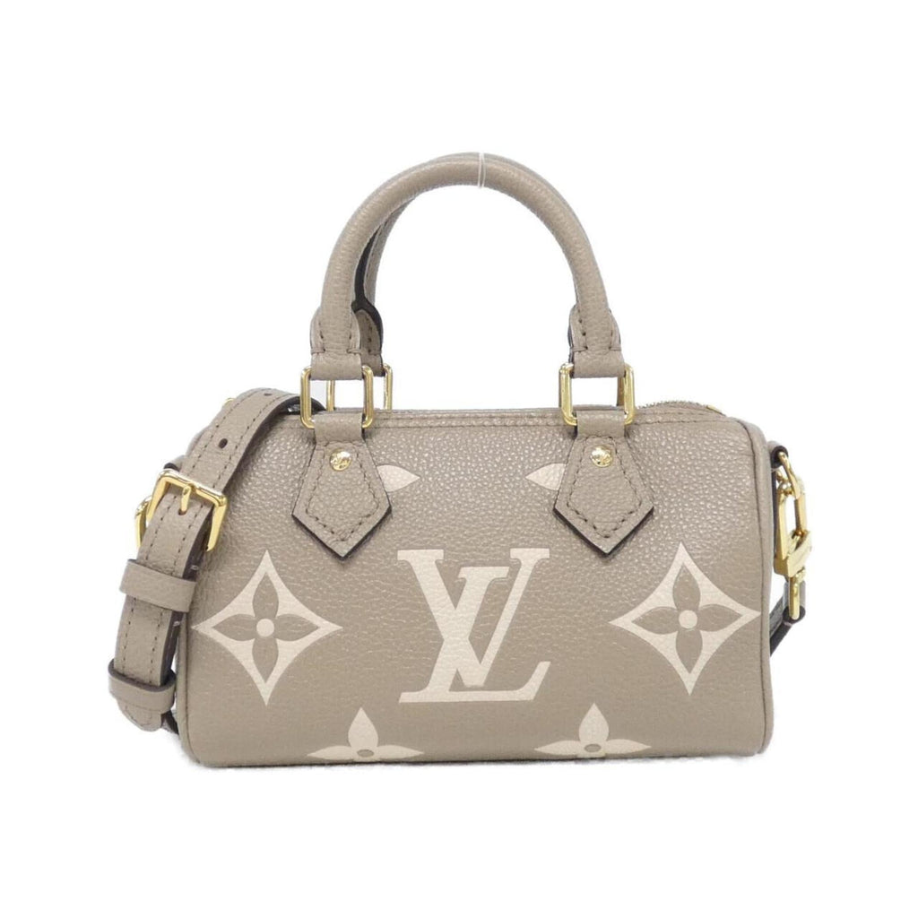 Louis Vuitton Tourterelle Leather Boston Bag