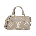 Louis Vuitton Tourterelle Leather Boston Bag