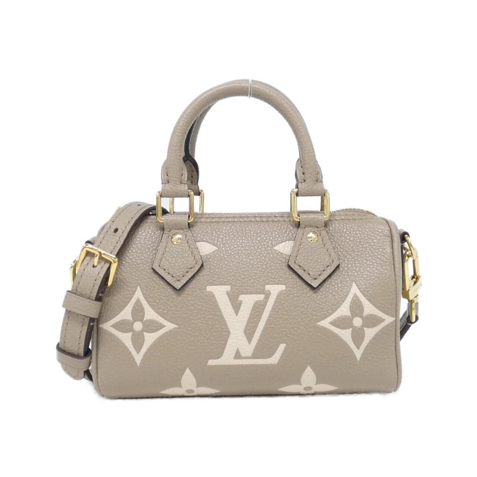 Louis Vuitton Tourterelle Leather Boston Bag