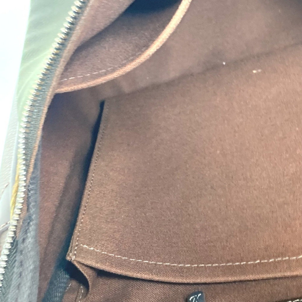 Louis Vuitton Brown Taiga Leather Nylon Messenger Bag Shoulder Bag