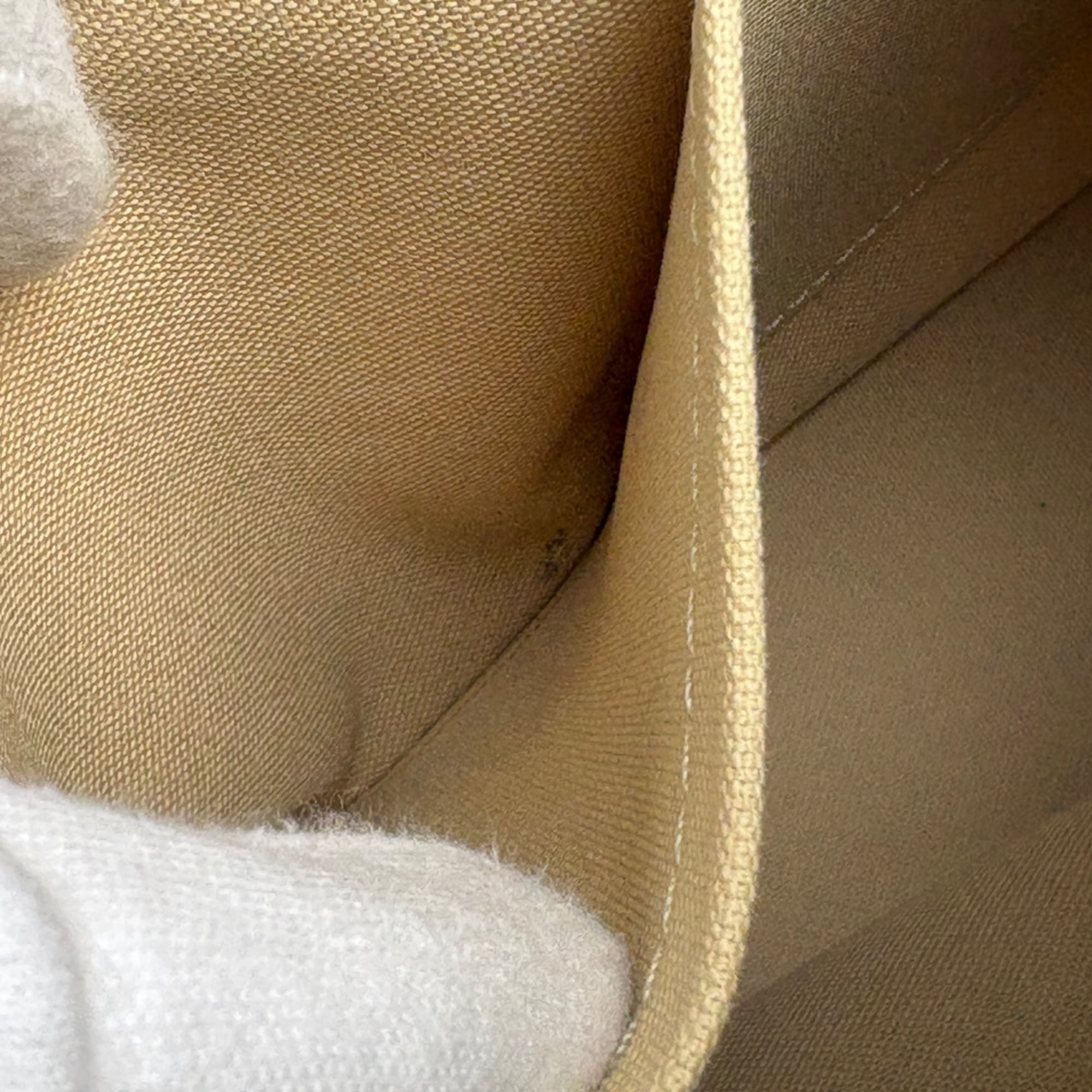 Louis Vuitton White Damier Azur Shoulder Bag