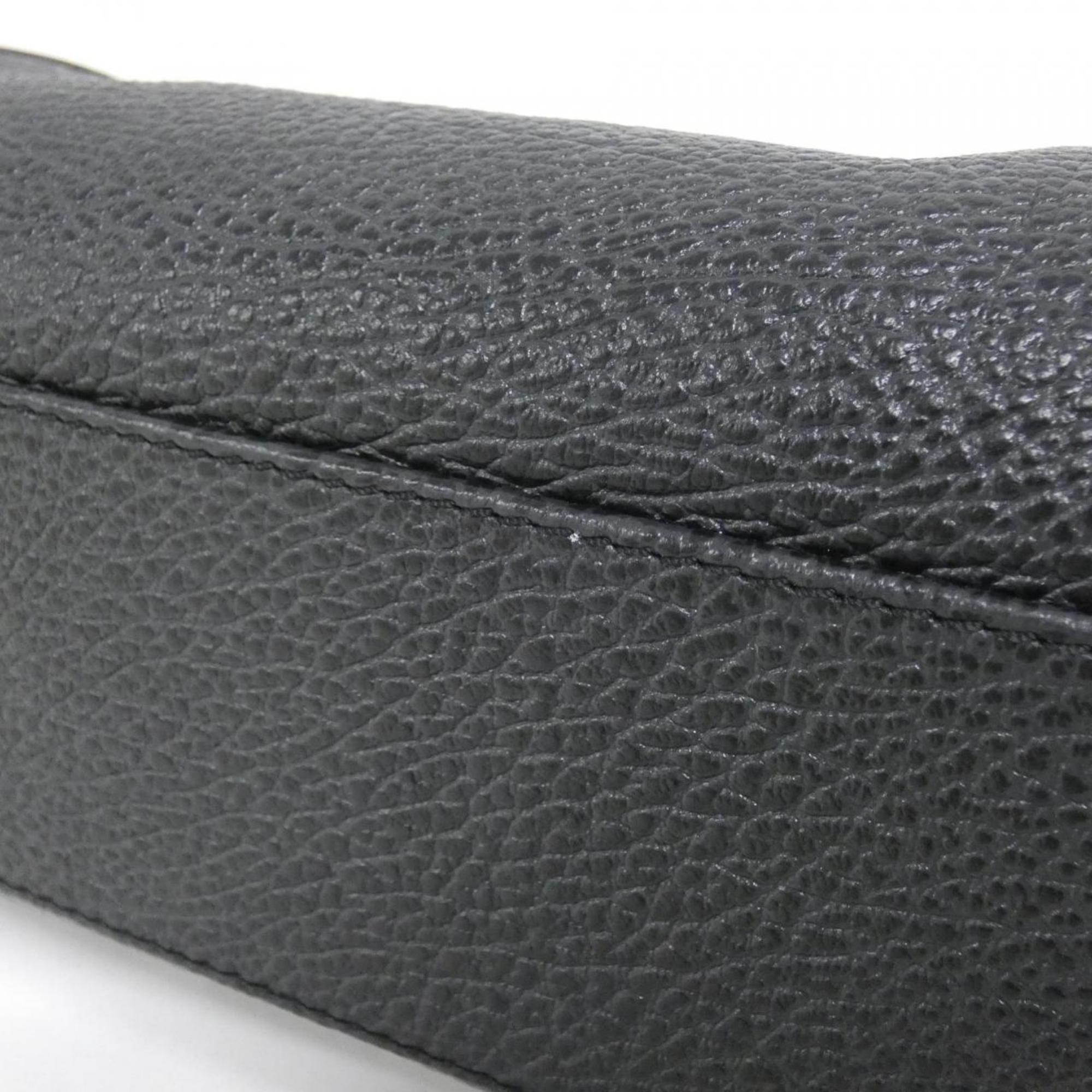 Louis Vuitton Black Leather Handbag