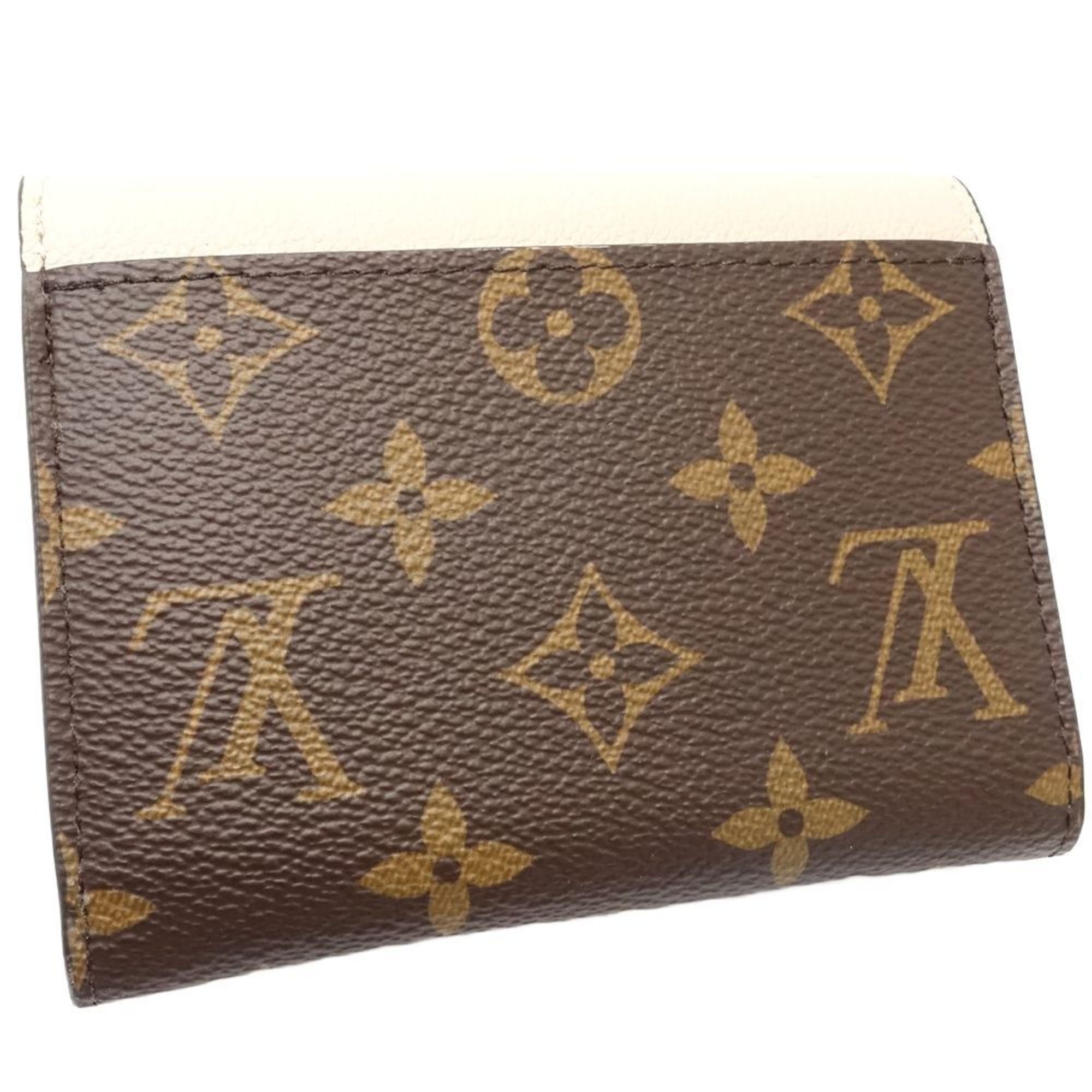 Louis Vuitton Brown Grayish Monogram Monogram Wallet (Tri-Fold)