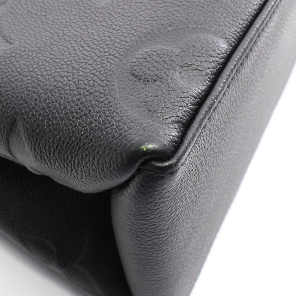 Louis Vuitton Black Noir Monogram Empreinte Handbag
