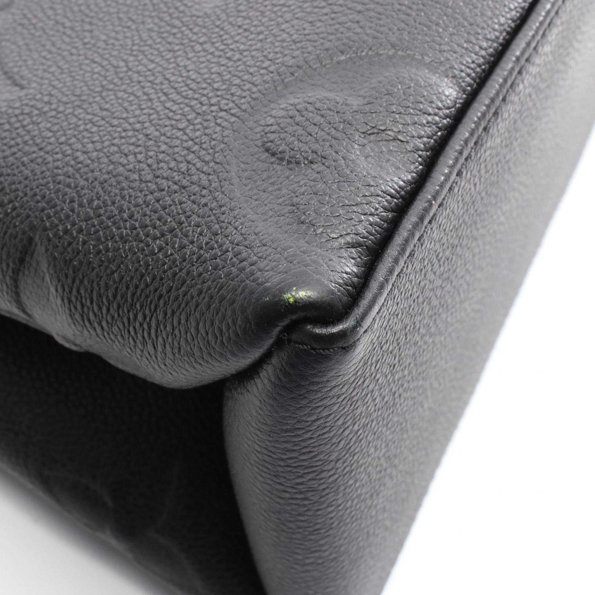 Louis Vuitton Black Noir Monogram Empreinte Handbag