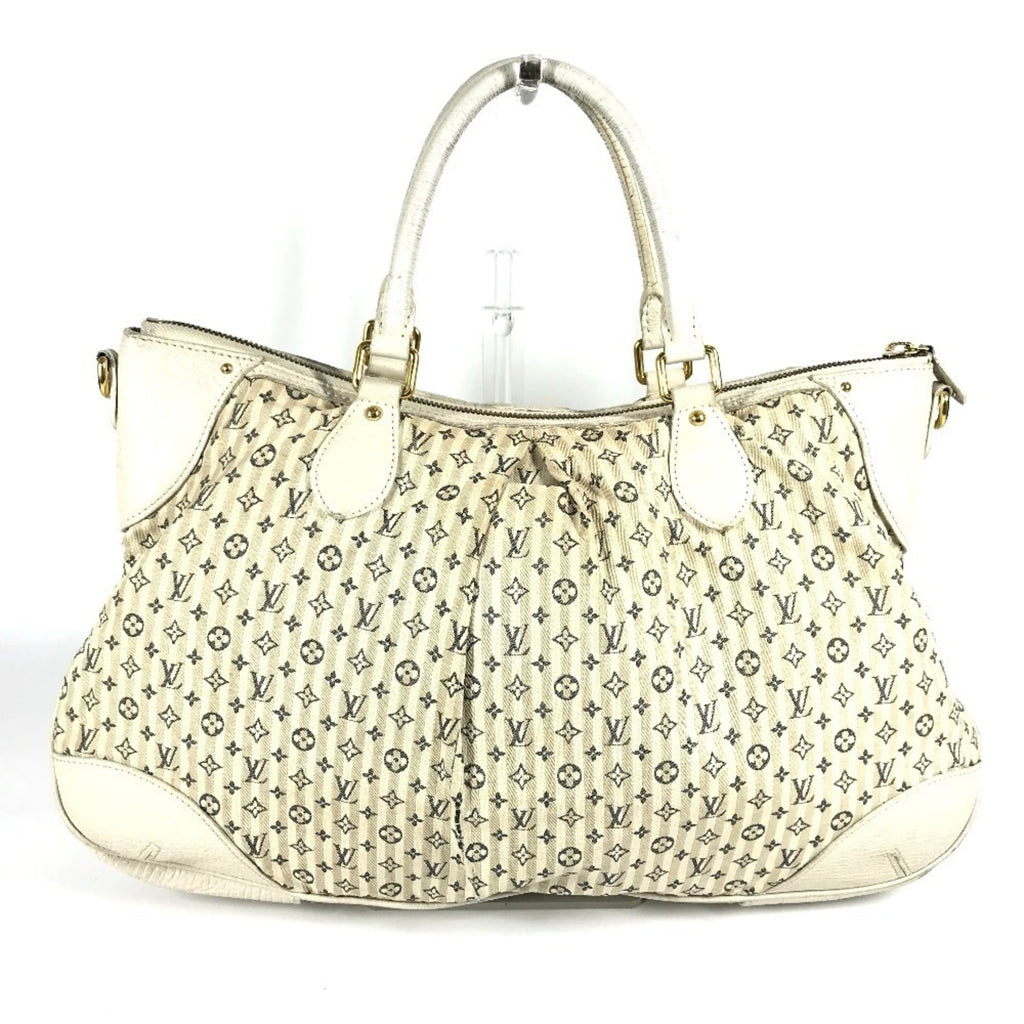 Louis Vuitton Monogram Mini Lin Beige White Monogram Mini Lin Handbag Tote Bag
